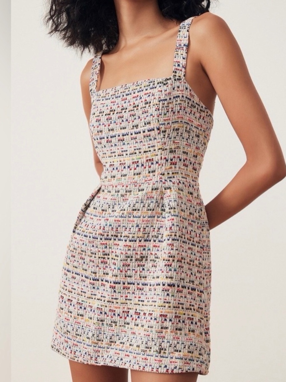 Song of Style Pink and Black Sheath Mini Dress